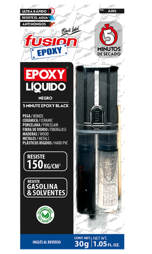 JERINGA FUSION EPOXY NEGRO
